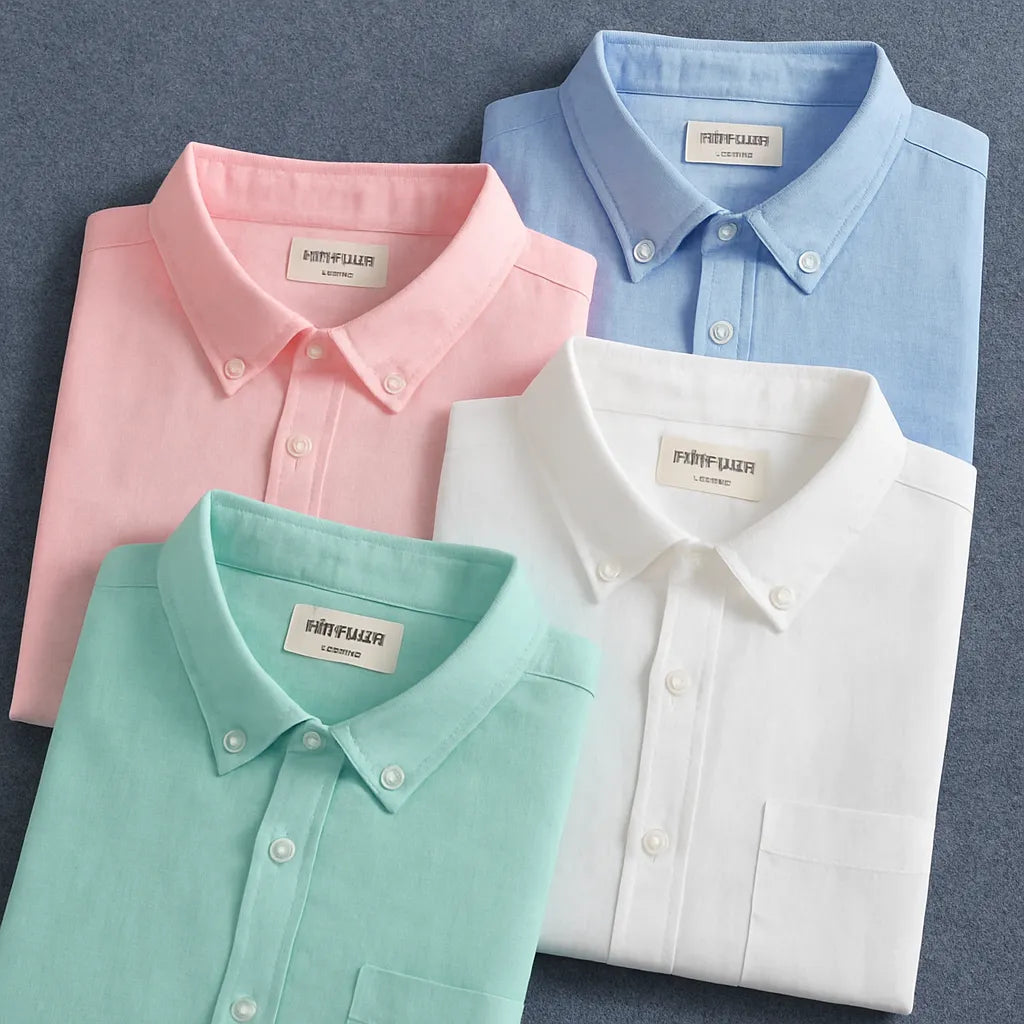 Men's Cotton Linen Shirt (Pack Of 4)
