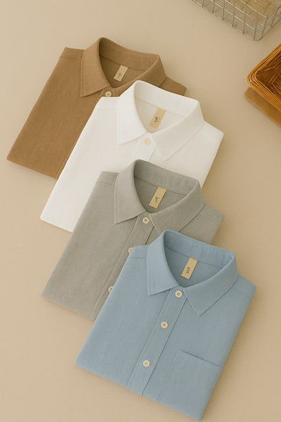 Men's Premium Line Linen Shirts (Pack Of 4)